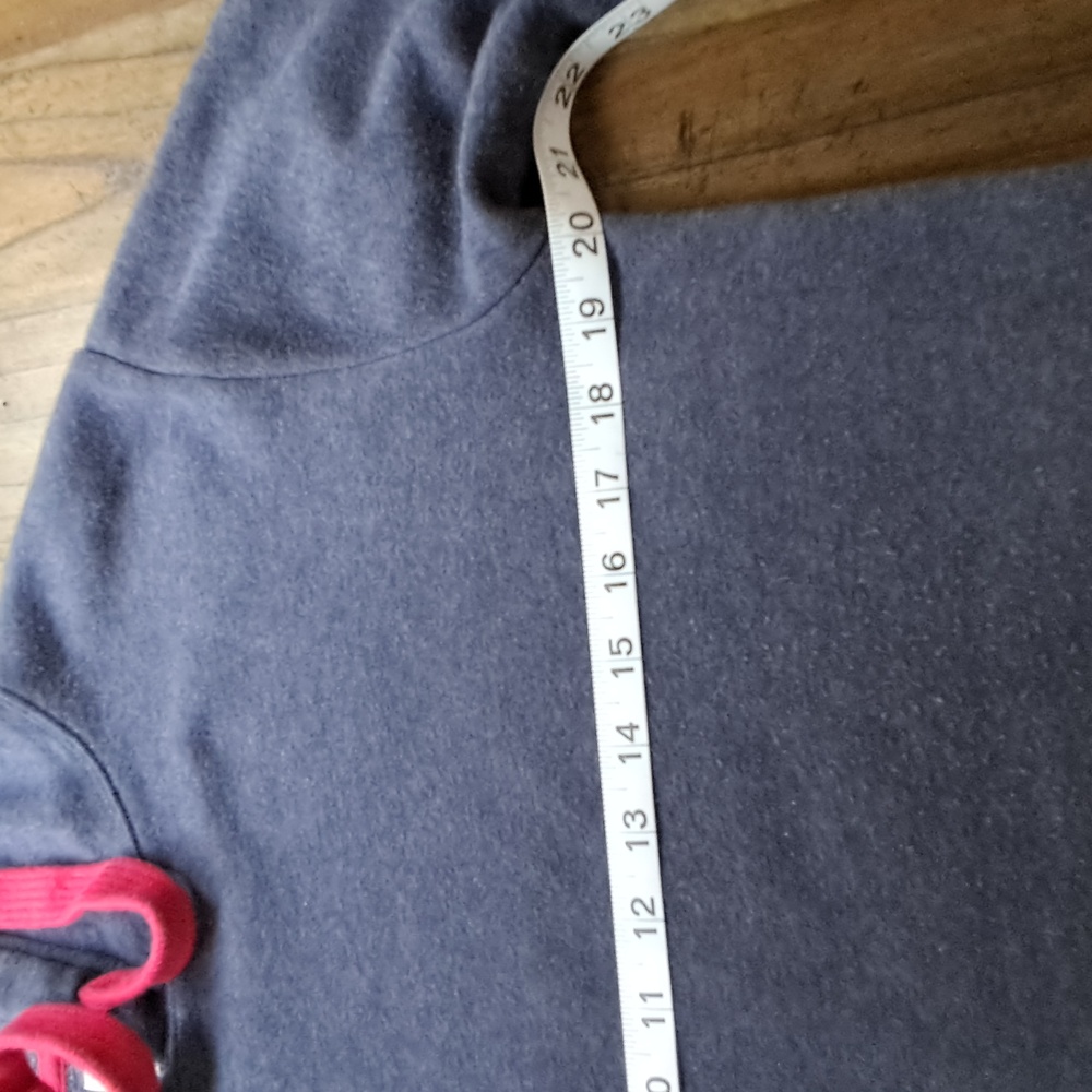 J. Crew Vintage Tunic Hoodie Sweatshirt."Bum-concealing length" SUPER SOFT COMFY - Picture 7 of 7